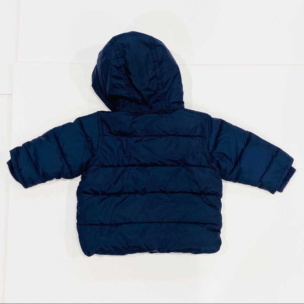 babyGap Infant Winter Puffer Coat Button Zip - Picture 4 of 6